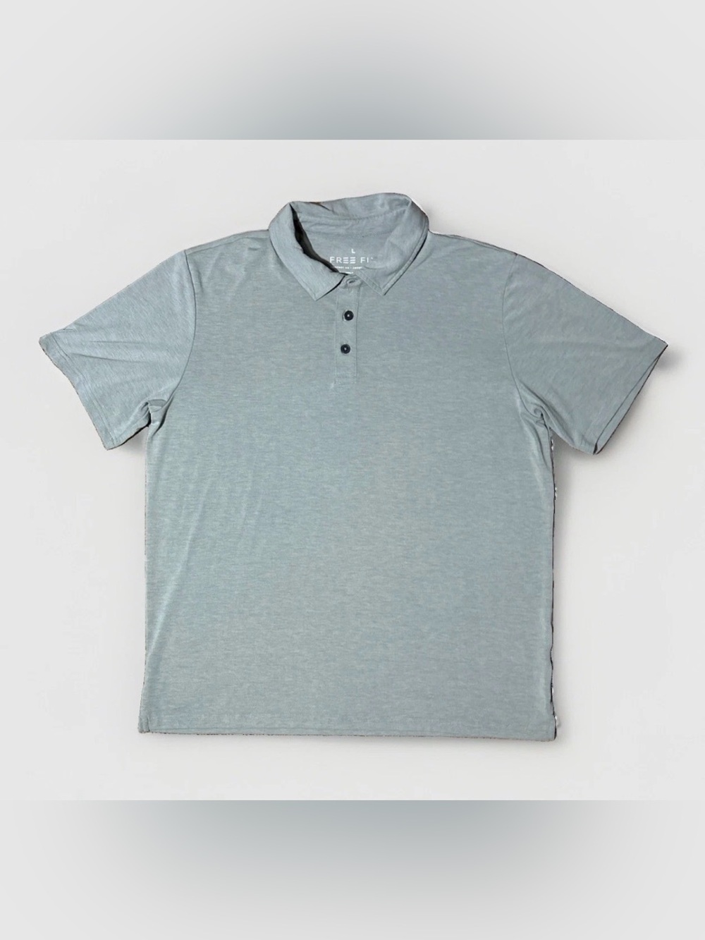 Free Fly Bamboo Flex Polo II Men's Large Heather Agave/Green Shirt Outdoor